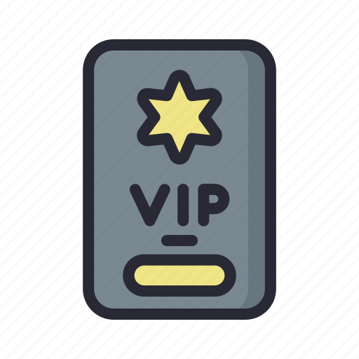 Birthday, decoration, party, ticket, vip icon - Download on Iconfinder