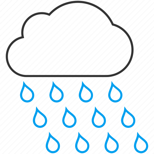 Autumn, cloud, cloudy sky, rain, rainy weather, storm, water drops icon - Download on Iconfinder