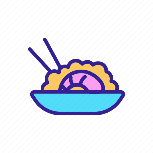 Concept, contour, food, fruit, seafood, shrimp icon - Download on Iconfinder
