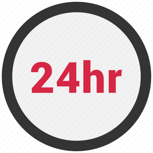 24/7, clock, customer support, support icon - Download on Iconfinder