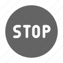 road, sign, stop