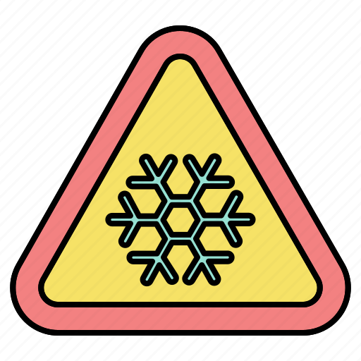 Alert, cold, danger, sign, snow, warning icon - Download on Iconfinder