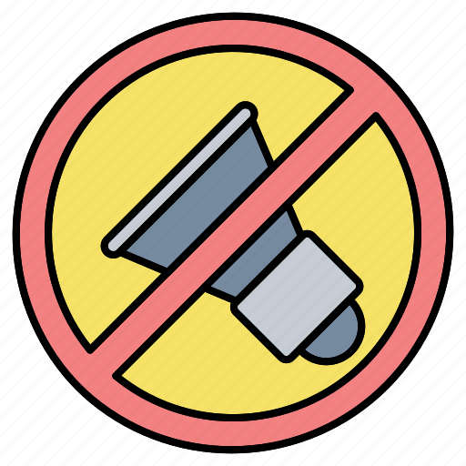 Forbidden, no, noise, prohibited, sign, sound, zone icon - Download on Iconfinder