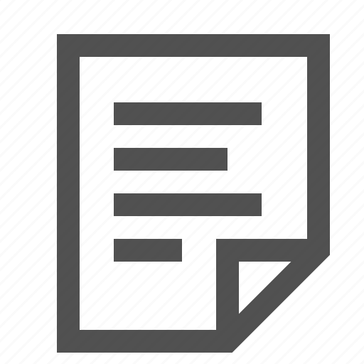 Document, editor, note, page, paper, text, words icon - Download on Iconfinder