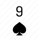 card, casino, deck, playing, spades