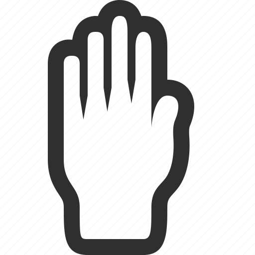 Hand icon - Download on Iconfinder on Iconfinder