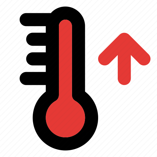 Temperature, climate, up, weather icon - Download on Iconfinder