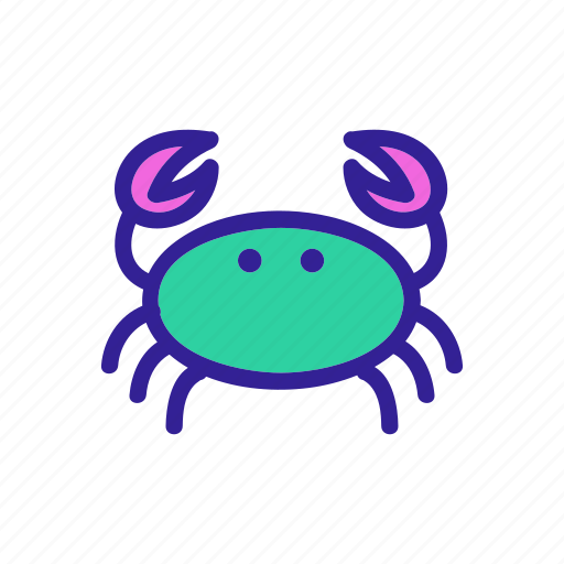 Animal, contour, crab, ocean, sea, singapore icon - Download on Iconfinder