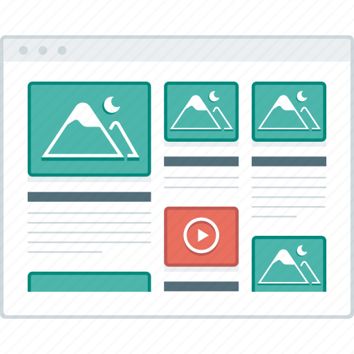 Blog, home, layout, page, website, wireframe, workflow icon - Download on Iconfinder