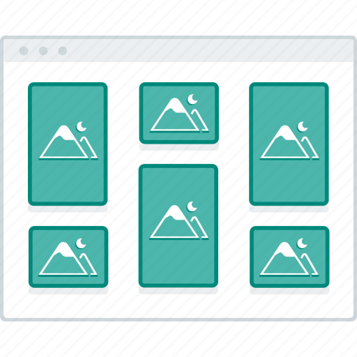 Blog, layout, masonary, page, website, wireframe, workflow icon - Download on Iconfinder