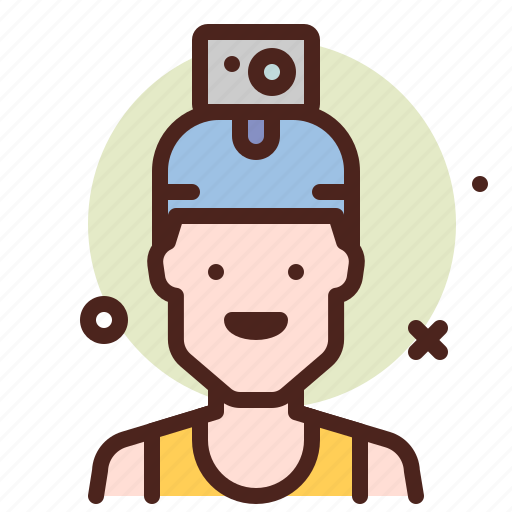 Camera, head, sport, hobby, adventure icon - Download on Iconfinder