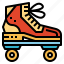 roller, shoe, skate, sports 