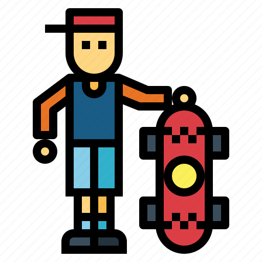 Competition, people, skateboard, sports icon - Download on Iconfinder
