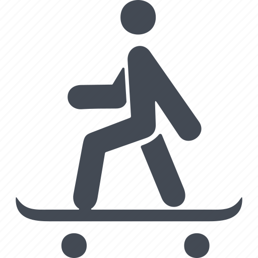 Board, bounce, skate, skateboard, skateboarding, sport icon - Download on Iconfinder