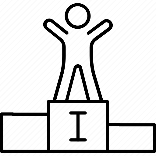 Person, podium, skating, victory, winners icon - Download on Iconfinder
