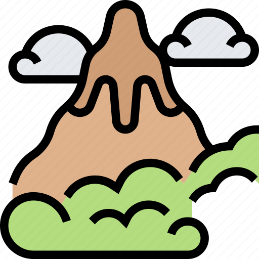 Mountain, snow, alpine, landscape, scenery icon - Download on Iconfinder