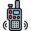 walkie, talkie, communication, radio, transceiver 