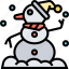 snowman, winter, season, holiday, christmas 