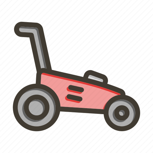 Grass cutter, lawn mower, gardening, machine, tool icon - Download on Iconfinder