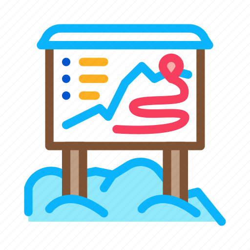 Direction, map, protective, resort, shoe, ski, vacation icon - Download on Iconfinder