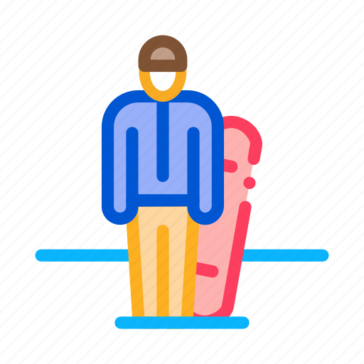 Chairlift, linear, shoe, snowboarder, sportsman, track, vacation icon - Download on Iconfinder