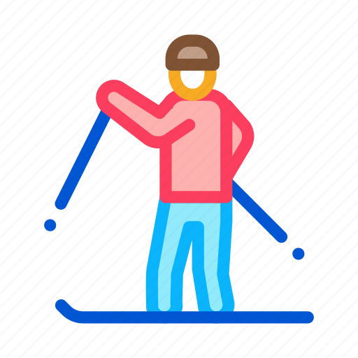 Chairlift, linear, shoe, skier, skiing, track, vacation icon - Download on Iconfinder