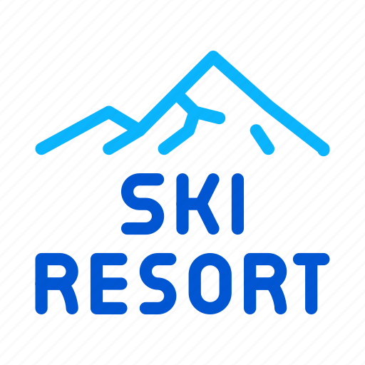 Chairlift, linear, resort, shoe, ski, track, vacation icon - Download on Iconfinder