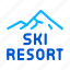 chairlift, linear, resort, shoe, ski, track, vacation 