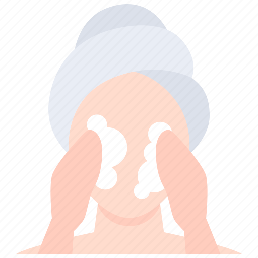 Cleanser, face, foam, skin, care, woman, healthy icon - Download on Iconfinder