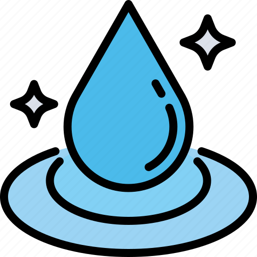 Pure, water, clean, liquid, fresh, natural, drink icon - Download on Iconfinder