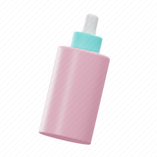 Serum, bottle, soft, pink, blue, skincare, makeup icon - Download on Iconfinder
