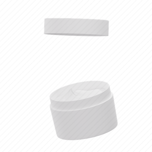 Cream, clay, white, jar, makeup, skincare, beauty treatment icon - Download on Iconfinder