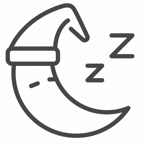 Sleep, night, moon, sleeping, slumber, drowsiness, doze icon - Download on Iconfinder