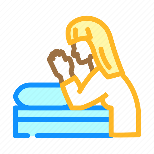 Bedtime, prayer, sleep, night, bed, pillow icon - Download on Iconfinder