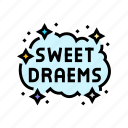 sweet, dreams, sleep, night, bed, pillow