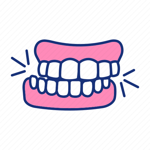Mouth, teeth, dental, stress icon - Download on Iconfinder
