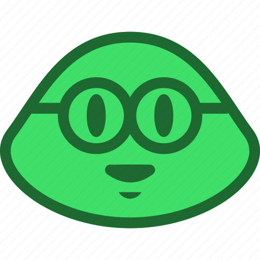 Emoji, emoticon, nerd, slime icon - Download on Iconfinder