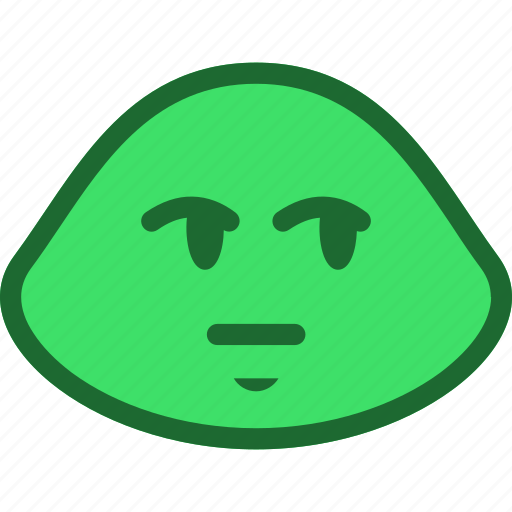 Emoji, emoticon, slime, unamused icon - Download on Iconfinder