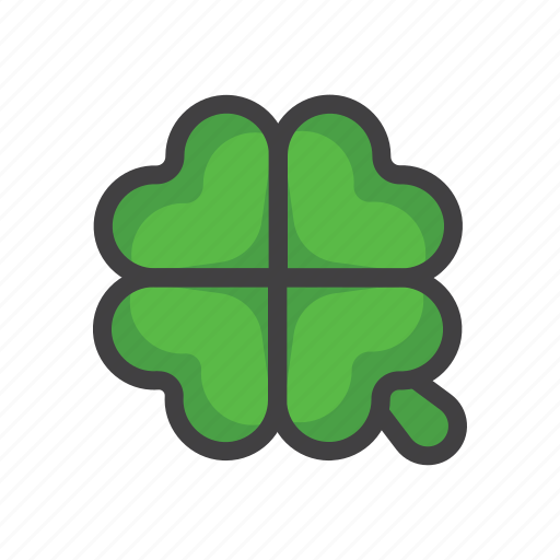 Charm, clover, four-leaf, four-leaf clover, luck, slot machine icon - Download on Iconfinder