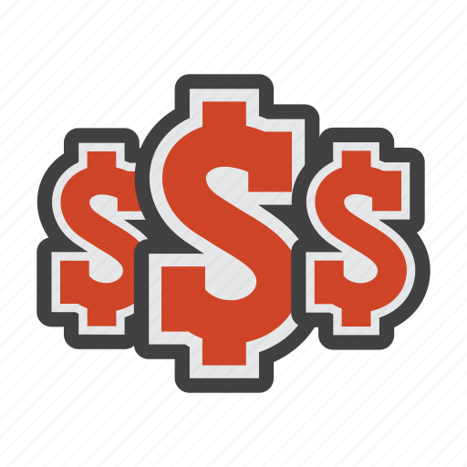 Currency, dollar sign, dollars, money, sign icon - Download on Iconfinder