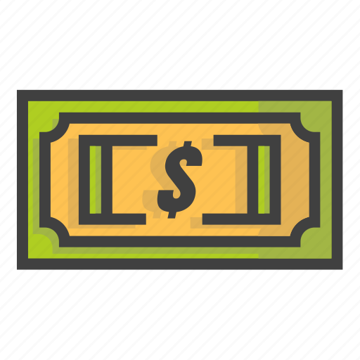 Money, dollar, cash, bills, paper, payment, finance icon - Download on Iconfinder