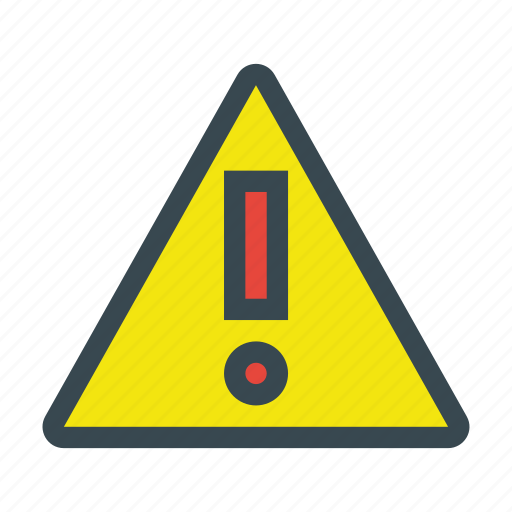 Alert, attention, danger, error, triangle, warning icon - Download on Iconfinder