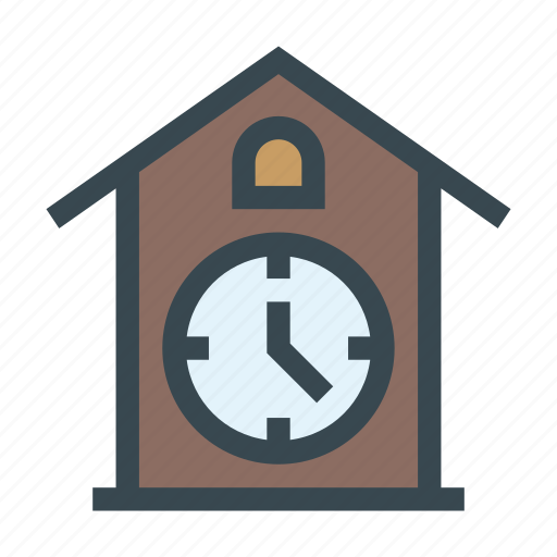 Clock, cuckoo, ticking, time, wall icon - Download on Iconfinder