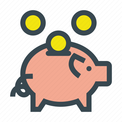 Bank, coin, coins, money, piggy, piggybank, savings icon - Download on Iconfinder