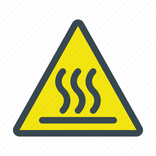 Danger, heat, hot, safety, surface, warning icon - Download on Iconfinder