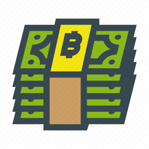 Bill, bills, bitcoin, currency, money, stack icon - Download on Iconfinder