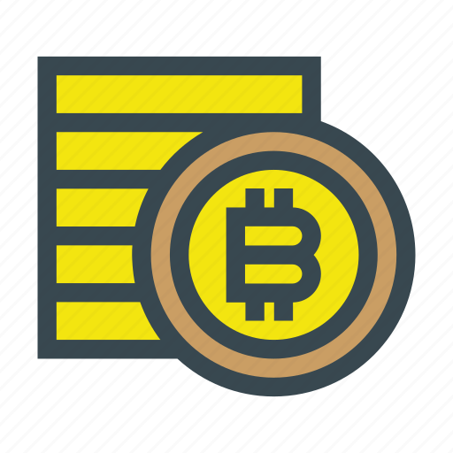 Bitcoin, coin, coins, currency, stack icon - Download on Iconfinder
