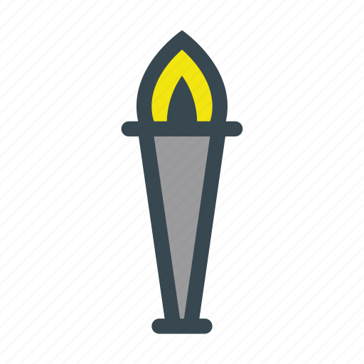 Fire, olympic, sports, torch icon - Download on Iconfinder