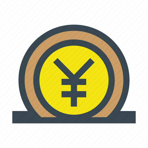 Bank, currency, deposit, money, save, savings, yen icon - Download on Iconfinder