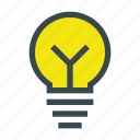 bulb, idea, light, lightbulb, luminaire 